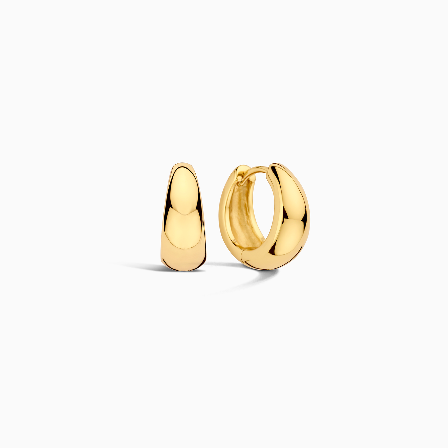 Rue Hoops | White Gold